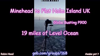 Minehead to Flat Holm Island UK - 19 miles of Level Ocean