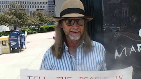 Bob Protesting the Tea Party at Boston