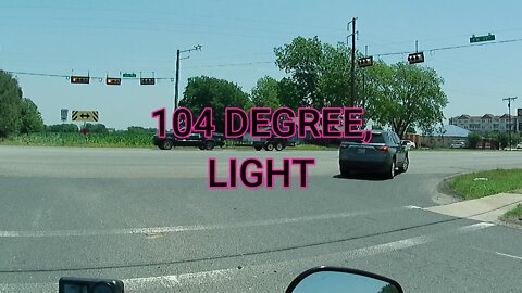 104 DEGREE LIGHT! #trafficlight #104degrees #hot