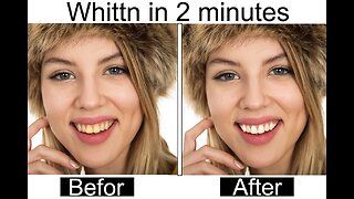 Photoshop Tutorial - The BEST Way to Whiten Teeth in 2 minutes