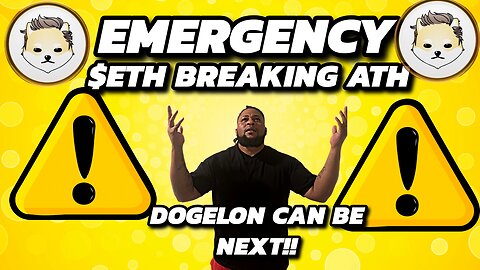 WAIT IS ETHERUM REALLY ABOUT TO BREAK NEW ATH? DOGELON MARS CAN FOLLOW THE MARKET AS RALLY