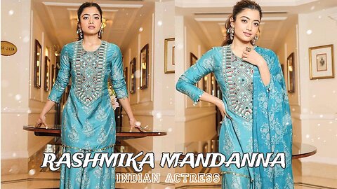 Indian beautiful actress Rashmika Mandanna 4k quality video @rashmikamandanna