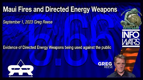 Maui Fires and Directed Energy Weapons - Evidence of Directed Energy Weapons being used against the public