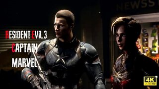 Resident Evil 3 Remake Captain Marvel [4K]