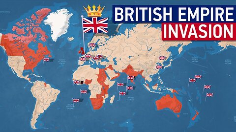 How did the British Empire become the largest in the world?