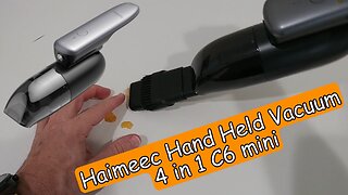 Haimeec Handheld Vacuum C6 Mini (4 in 1): Unboxing & Review