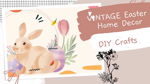 VINTAGE Easter Home Decor DIY Crafts For LAST MINUTE Inspiration