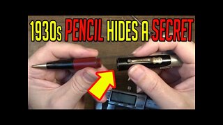 This 1930s Mechanical Pencil Hides a Burning SECRET!