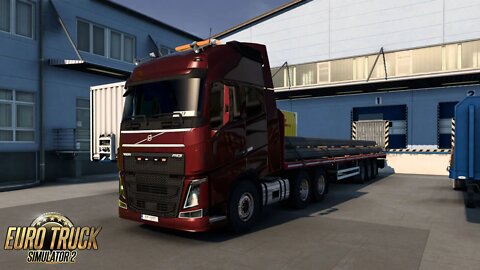 ETS2 Gameplay | Volvo FH16 600 | Bremen to Amsterdam | Reinforcing Bars 21t