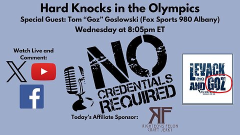 Hard Knocks at the Olympics (Special Guest: Tom "Goz" Goslowski of Fox Sports 980 Albany)