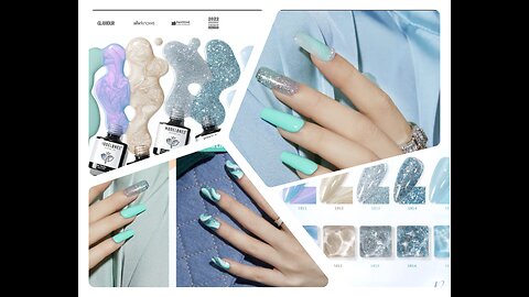 Get Ready to Dive into Mermaid Bubble - 6 Shades of Gel Nail Polish