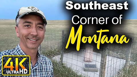 Visit the Southeast Corner of Montana on the Prairie Tripoint (4k UHD)