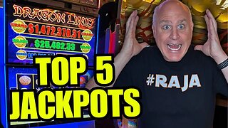 MY TOP 5 ALL-TIME GREATEST DRAGON LINK JACKPOTS!!!