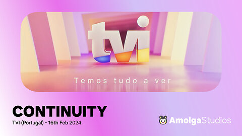 TVI (Portugal) - Continuity (16th February 2024)