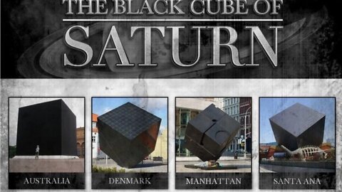 The Black Cube or Saturn THERE EVERYWHERE !!
