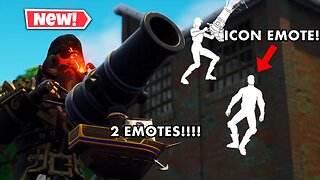 “NEW” HEEL CLICK BREAKDOWN & WATER CANNON EMOTE GAMEPLAY! (1 ICON EMOTE)