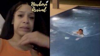 T.I.'s Son King Shows Sister Deyjah He Can Doggy Paddle Length Of The Pool! 🏊🏾‍♂️