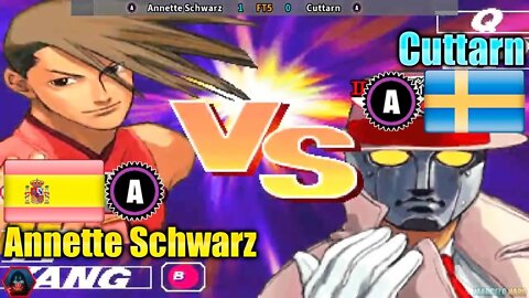 Street Fighter III 3rd Strike (Annette Schwarz Vs. Cuttarn) [Spain Vs. Sweden]