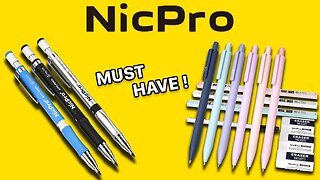 BEST Mechanical Pencil for Drawing, Writing, Sketching | NicPro Review + Unboxing