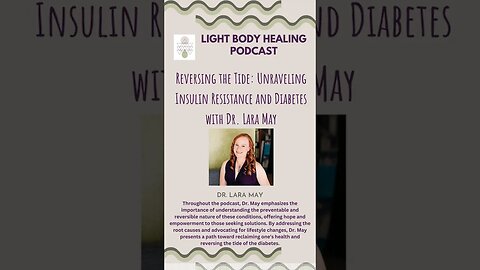 How Food drives Insulin Resistance with Dr. Lara May #shorts