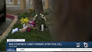 New eyewitness comes forward after fatal fall at Petco Park