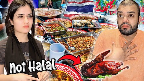 Halal Khana Nahi Mil Raha 😭| Food Hunting In Thailand Bangkok 🤮