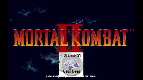 Scanner51 Gets Beat: Mortal Kombat II (SNES)