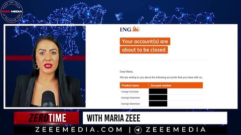 ING closed Maria Zeee's Bank Account