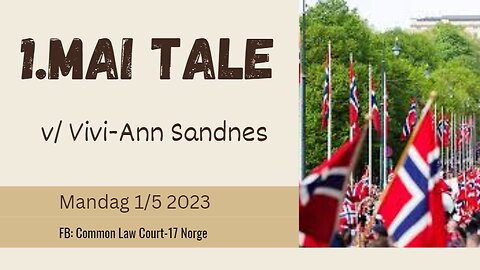 1.mai-tale 2023 Vivi-Ann Sandnes