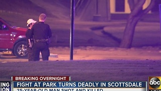 Scottsdale police investigating deadly shooting at at El Dorado Park