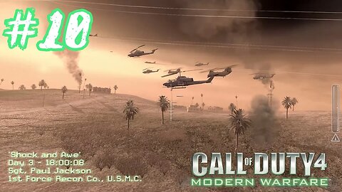 Call of Duty 4: Modern Warfare - Part 10 - Shock and Awe [COD:4 MW Ep.10]