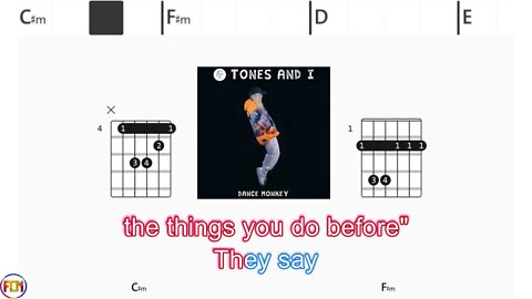 Tones and I - Dance monkey - (Chords & Lyrics like a Karaoke)