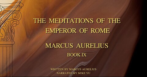 Marcus Aurelius - Meditations - Book 9