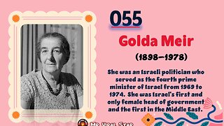 Golda Meir(1898–1978) | TOP 150 Women That CHANGED THE WORLD | Short Biography