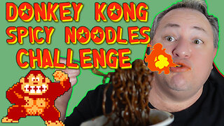 Donkey Kong Spicy Noodles Challenge | Daebak Ghost Pepper Noodles Challenge | #canornotchallenge