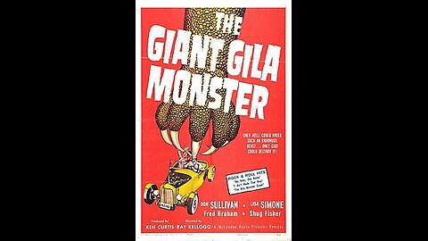 Movie From the Past - The Giant Gila Monster - 1959 - Colorized