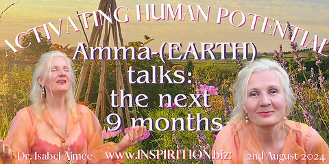 Amma-(EARTH) talks: the next 9 months