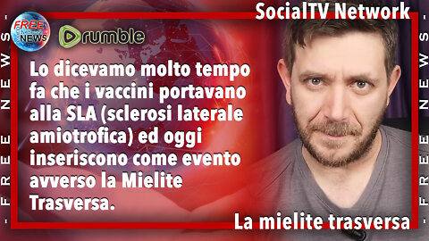 SocialTV Network: mielite trasversa tra gli eventi avversi dei sieri.