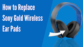 How to Replace PlayStation Gold Headphones Ear Pads / Cushions | Geekria