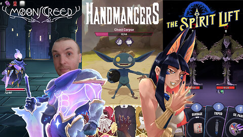 Forget Online Poker! Were Playing Deck-Building Games Moon's Creed, Handmancers, & THE SPIRIT LIFT