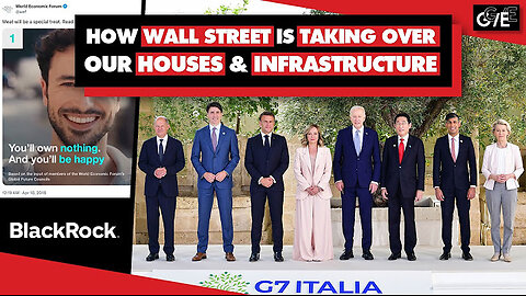 Neo-Feudalism: G7 Supports BlackRock Buying up World's Infrastructure, to Make Rich Even Richer