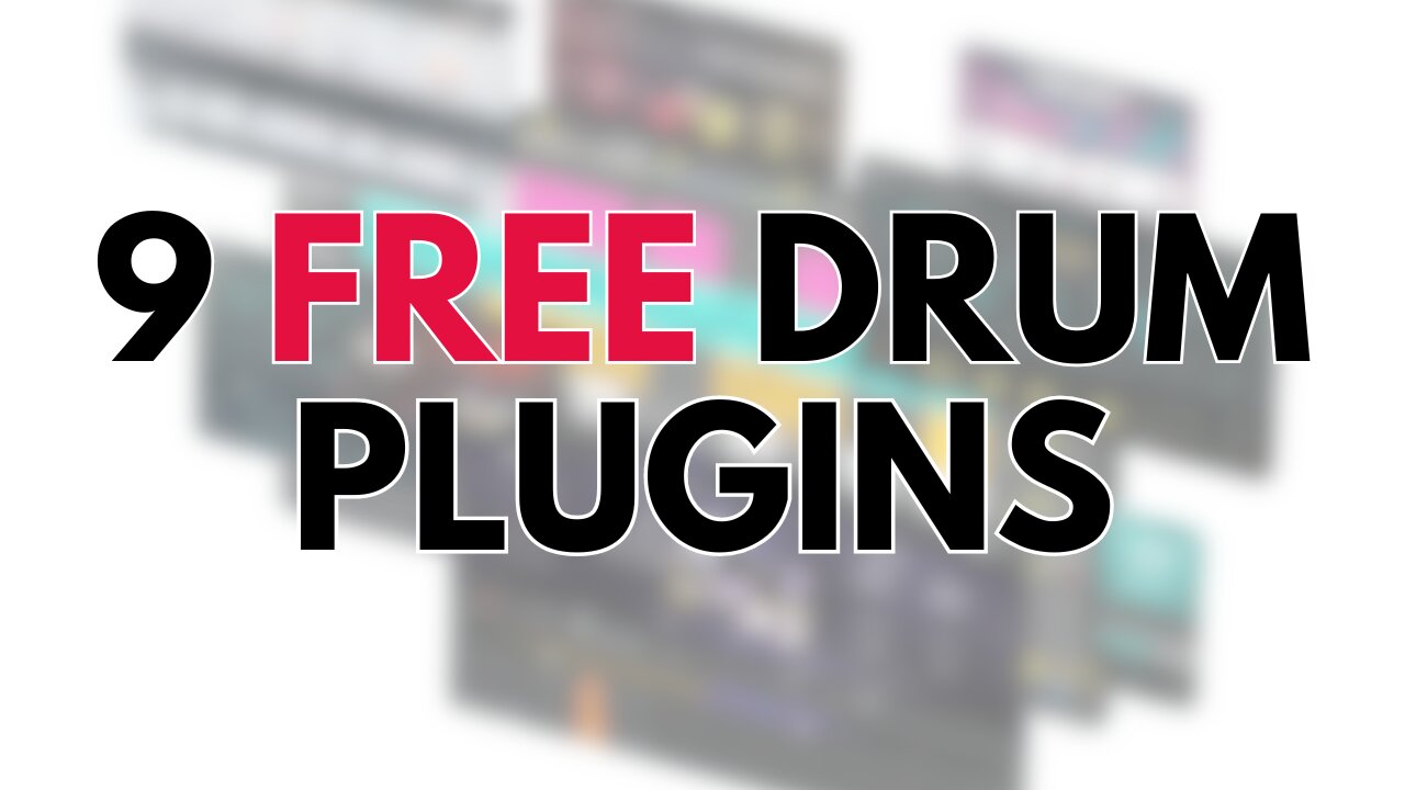 9 free drum plugins vst au 2024 acoustic drum kits ez drummer