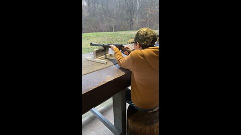 My Henry rifle at range.