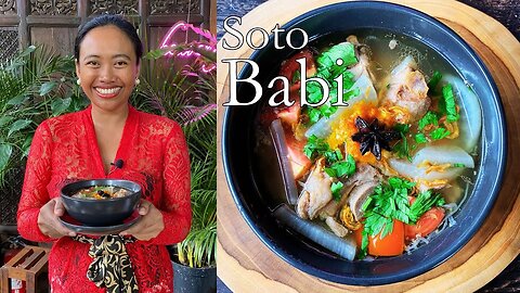 Soto Babi, Balinese Style Pork Clear Soup