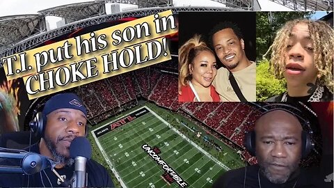 TI put hands on his Son at the Game...Thoughts!? #theuncomfortabletruth #podcast #viral