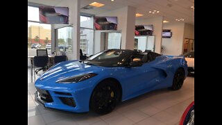 2022 Chevrolet Corvette Convertible- Rapid Blue