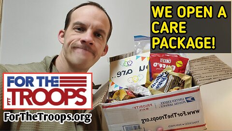 For The Troops Care Package! | US Army Care Package UNBOXING!