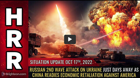 Situation Update, 10/17/22 - Russian 2nd wave ATTACK on Ukraine just days away...