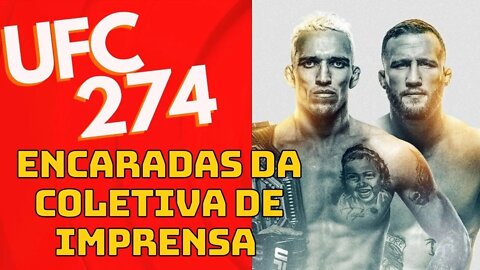 UFC 274 Encaradas da coletiva de imprensa