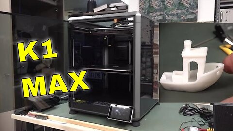 Creality K1 Max 3D Printer Unboxing + Setup + First Print